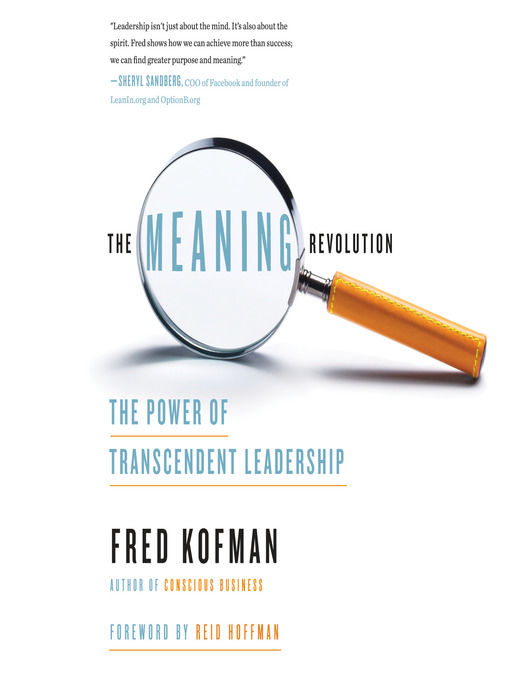 Title details for The Meaning Revolution by Fred Kofman - Available
